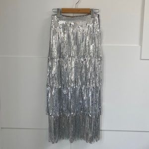 Sliver Sequin skirt